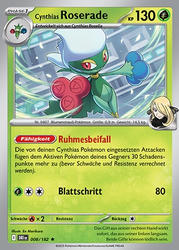 Ewige Rivalen 008/182 Cynthias Roserade