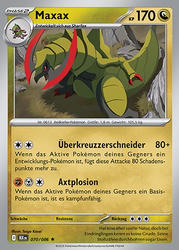 Schwarze Blitze 070/086 Maxax