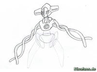 Zeichenkurs Deoxys (Normalform) - Schritt 8