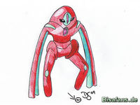 Zeichenkurs Deoxys (Verteidigungsform) - Schritt 11