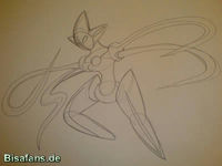 Zeichenkurs Deoxys (Angriffsform) - Schritt 5