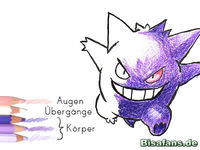 Zeichenkurs Gengar - Schritt 12