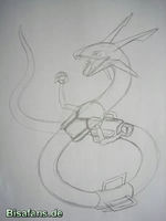 Zeichenkurs Rayquaza - Schritt 11