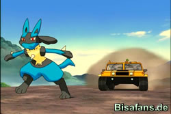 Unterwegs mit Lucario 