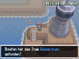 Mit einem Wasserstein!