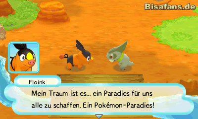 Unser Partner erwirbt von Morlord ein Stück Land, auf dem das Pokémon Paradies entstehen soll