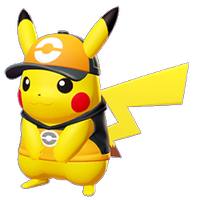 Screenshot von Pikachu mit einem Skin