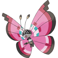 Vivillon Blumenmeermuster