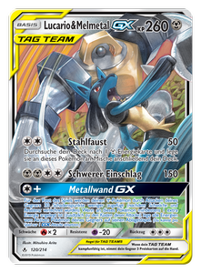 120 Lucario & Melmetal GX