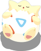 Wiegepose-Pose von Togepi