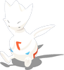 Sitzflatterpose-Pose von Togetic