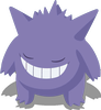 Grinsepose-Pose von Gengar