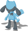 Trainingspose-Pose von Riolu