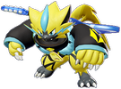 Screenshot von Zeraora mit einem Skin