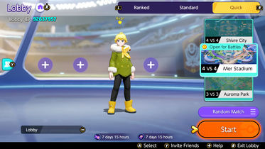 Screenshot aus Pokémon Unite