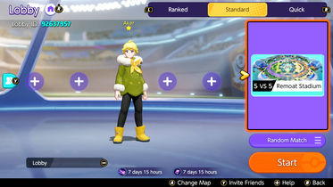 Screenshot aus Pokémon Unite