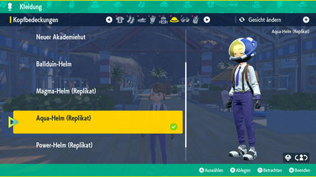 Aqua-Helm (Replikat) in Pokémon Karmesin und Purpur