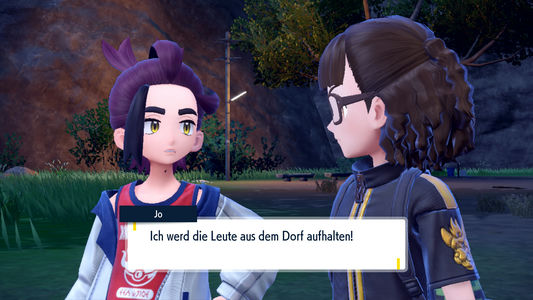 Screenshot zur Bonusepisode in Pokémon Karmesin und Purpur