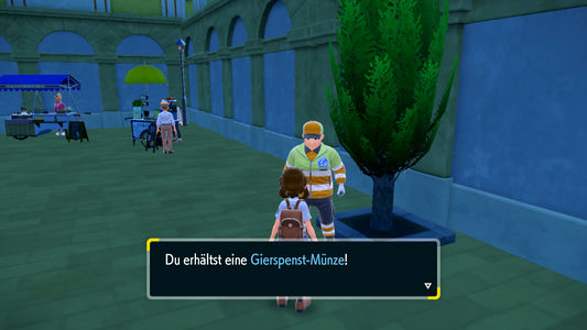 Gierspenst-Münzen-Mann in Pokémon Karmesin und Purpur