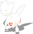 Flugflatterpose-Pose von Togetic