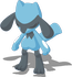 Kniehochpose-Pose von Riolu