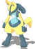 Trainingspausenpose-Pose von Lucario