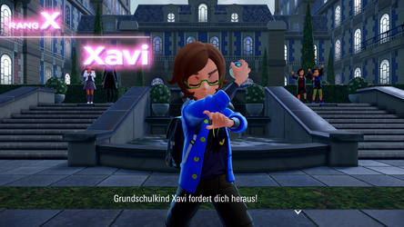 Bild von Grundschulkind Xavi beim Z-A Royale in Pokémon-Legenden: Z-A