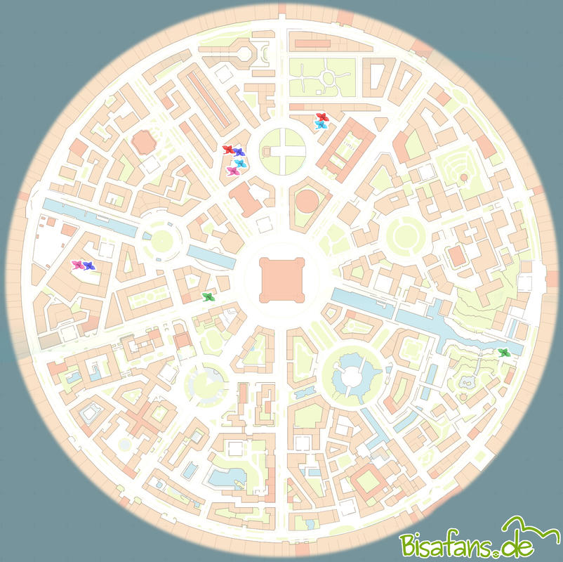 Karte von Minz-Verkäufern in Pokémon Pokémon-Legenden: Z-A