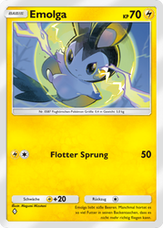 Feuerrote Flammen 027/069 Emolga