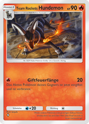 Team Rockets Pläne 009/072 Team Rockets Hundemon