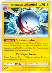 Team Rockets Pläne 020/072 Team Rockets Lektrobal