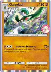 Pokémon-Sammelkartenspiel-Pocket 062/P-B Galagladi