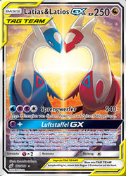 Teams sind Trumpf 170/181 Latias & Latios TAG TEAM GX