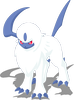 Standard-Pose von Absol