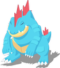 Bedroherpose-Pose von Impergator