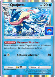 Pokémon-Sammelkartenspiel-Pocket 019/P-A Quajutsu