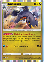 Kollision von Raum und Zeit 123/155 Knakrack