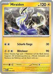 Karmesin & Purpur - McDonald's-Spezialserie 2025 003/15 Miraidon