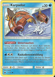 Aufziehen der Sturmröte 17/111 Karpador