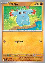 Stürmische Funken 102/191 Phanpy