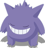 Grinsepose-Pose von Gengar