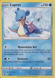 Schwert & Schild - McDonald's-Spezialserie 2022 6/15 Lapras