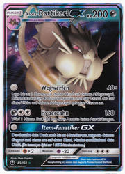 Sturm am Firmament 85/168 Alola-Rattikarl GX