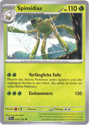 Entwicklungen in Paldea 018/193 Spinsidias