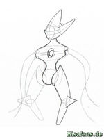 Zeichenkurs Deoxys (Angriffsform) - Schritt 7