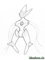 Zeichenkurs Deoxys (Angriffsform) - Schritt 8