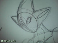 Zeichenkurs Deoxys (Angriffsform) - Schritt 7