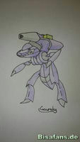 Zeichenkurs Genesect - Schritt 8