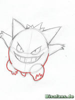 Zeichenkurs Gengar - Schritt 9