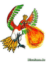 Zeichenkurs Ho-Oh - Schritt 28